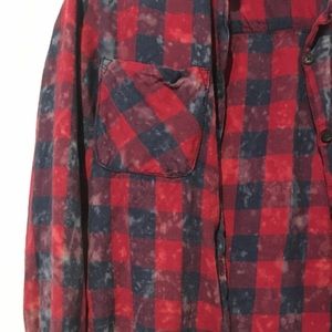 Small acid wash flannel